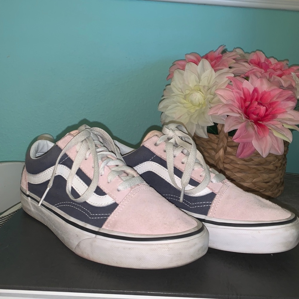 Pink and dark blue rare Vans!!!